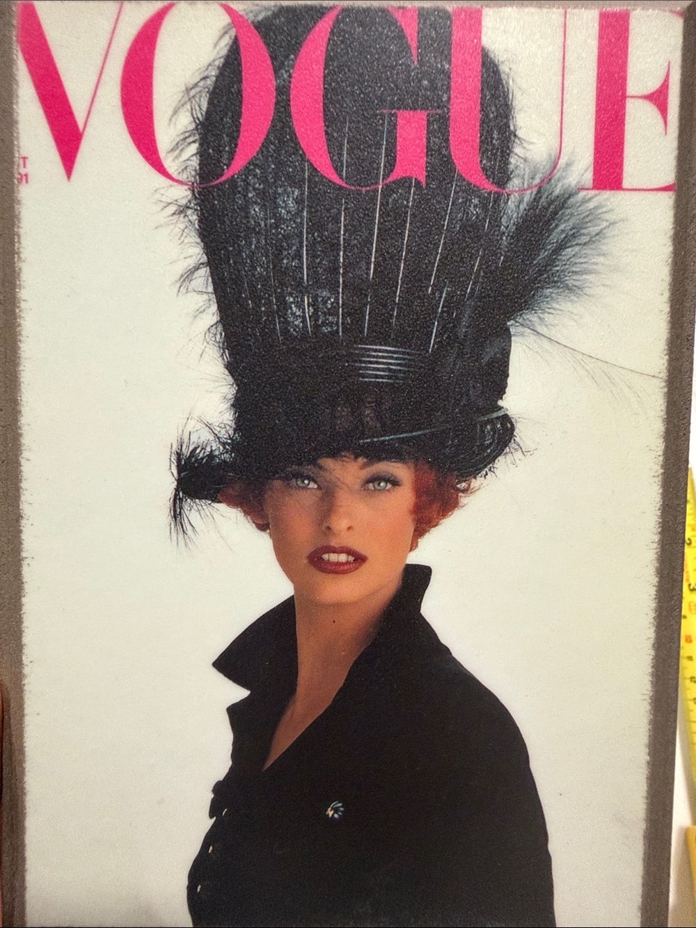 Vogue magazine cover art work